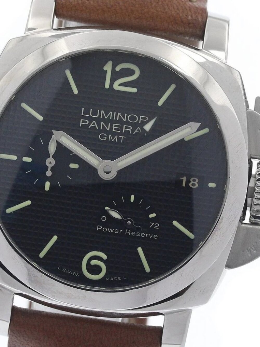 PANERAI Luminor 1950 PAM00537 3 Days GMT Power Reserve Acciao AT Men's_950789